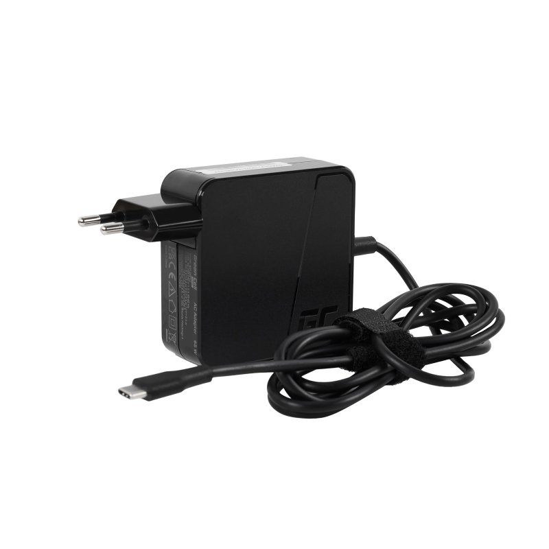 Ldtjs AC Adapteris Green Cell PRO USB-C 65W PC, planetm, telefoniem